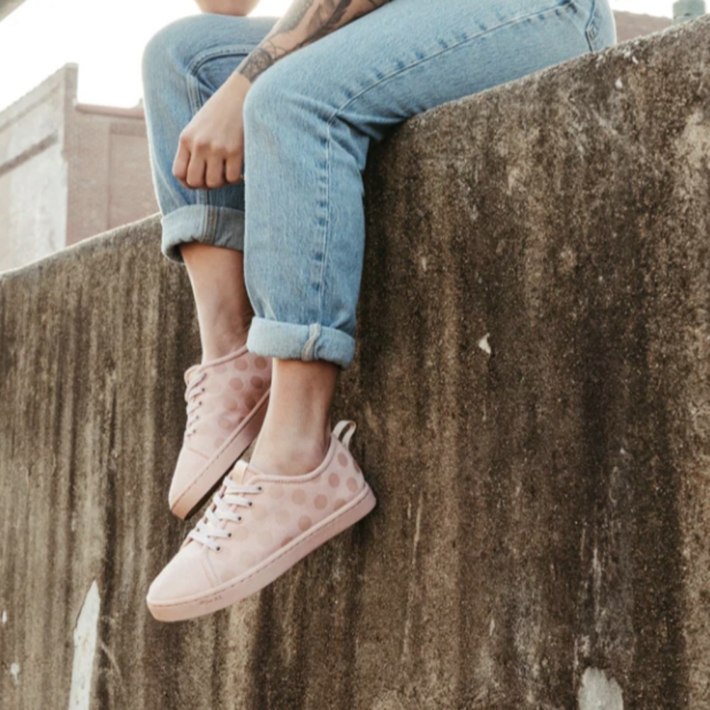 So iLL shoes dirty pink polka dot roamer unisex Men size 11, women size 12.5 - Picture 3 of 13